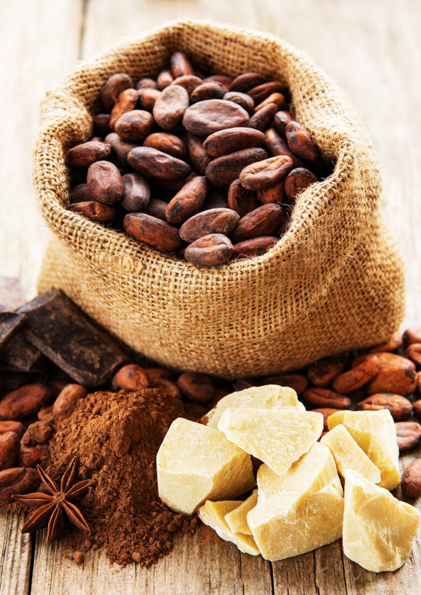 Beurre corp riche au cacao